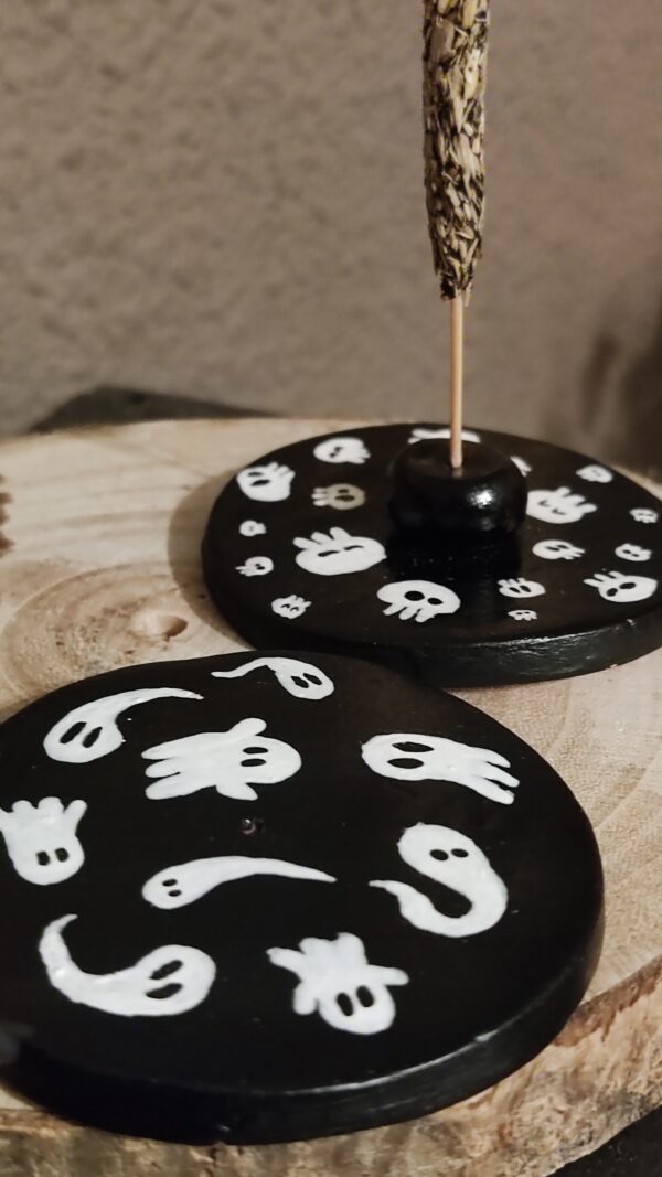 Soporte de incienso - skull - Imagen 4