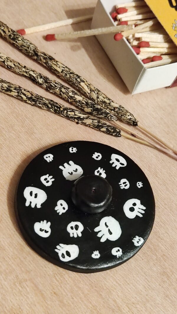 Soporte de incienso - skull - Imagen 2