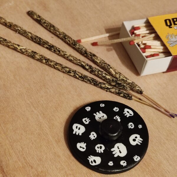 Soporte de incienso - skull