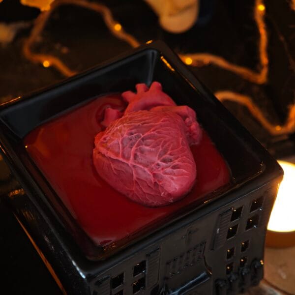 Quemador Gótico Casa Embrujada – Kit "Murder House" con Wax Melts de Incienso y Cedro