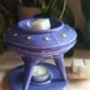 Quemador de Esencias OVNI "Abducción Aromática" – Kit Galáctico Completo