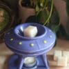 Quemador de Esencias OVNI "Abducción Aromática" – Kit Galáctico Completo