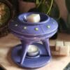 Quemador de Esencias OVNI "Abducción Aromática" – Kit Galáctico Completo