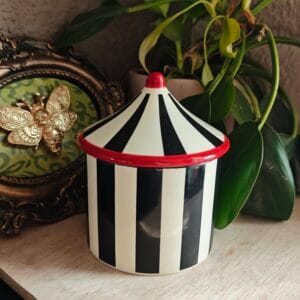 Pack Ritual "Freak Show": Quemador Carpa Circo Gótico + Wax Melt Dulce de Feria