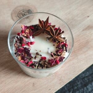 Vela Artesanal "Mystic Night" – Aroma Especiado de Opium, Musk y Pimienta (120ml)