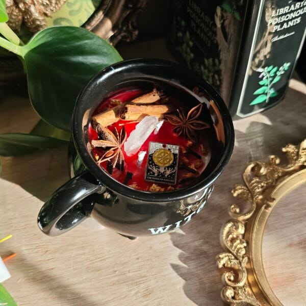 Vela Caldero Witches' Brew 270ml – Edición Tarot: Apple Pie & Pumpkin Spice