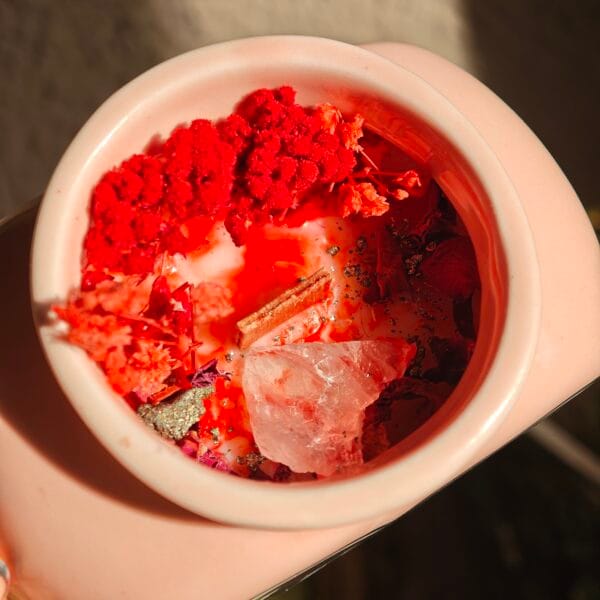 Vela Love Potion 300ml – Fresa con Nata y Crema Catalana (Mega Gourmand)