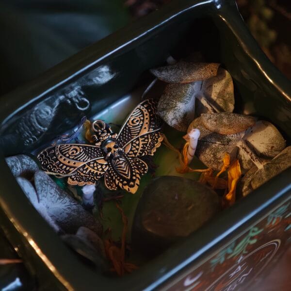 2026/03/1000132925-scaled.jpg Vela Libro 'Green Witch' – Santuario Botánico (Eucalipto, Menta y Cedro)