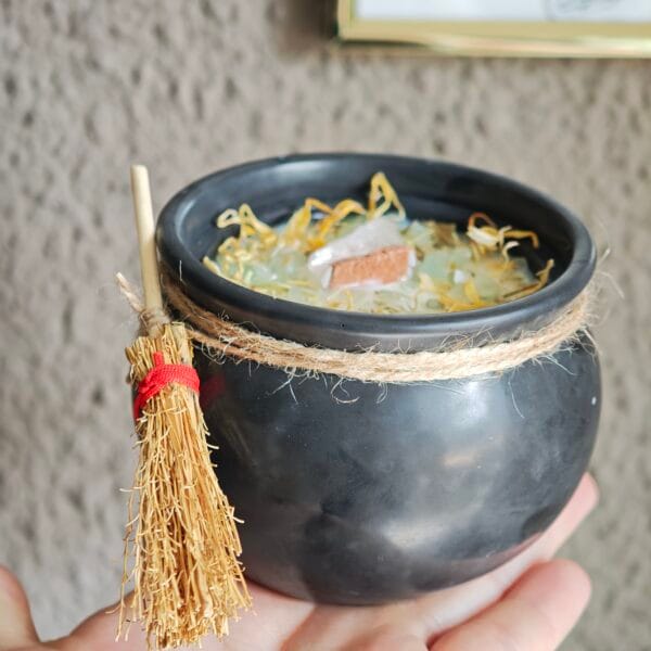 Pack Ritual Bruja Verde – Velas aromáticas, incienso y ritual de limpieza Edición Beltane