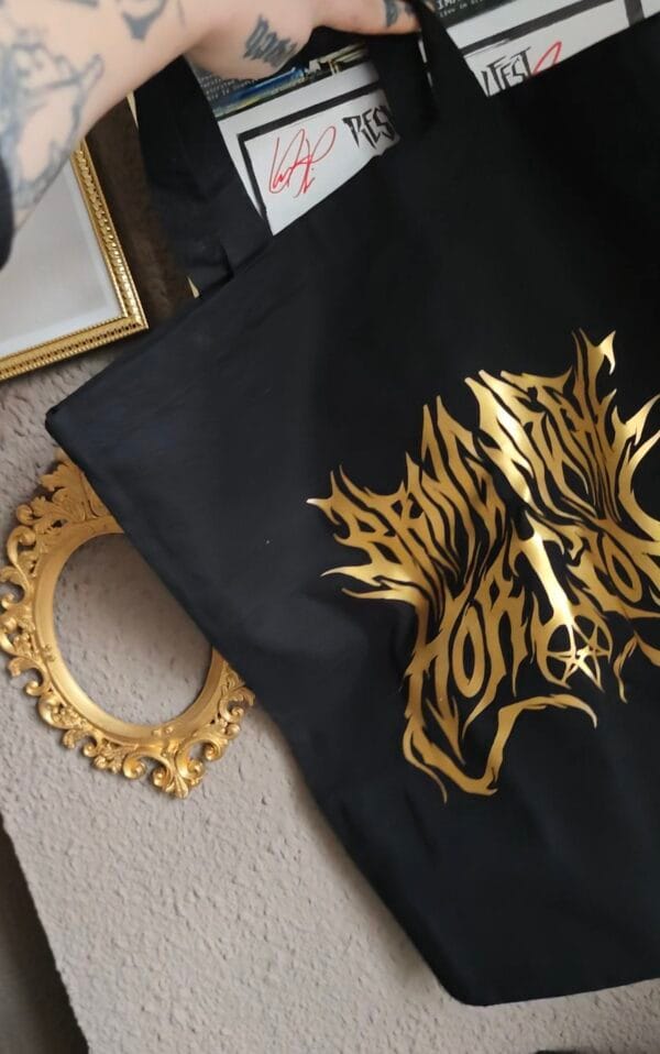 2026/04/1000134056.jpg Tote Bag BMTH - Golden Logo Edition 🤘✨