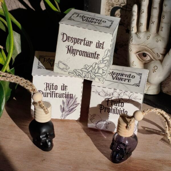 Ambientadores de Coche Memento Vivere - Colección Calaveras Místicas