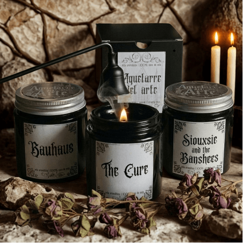 Hexenlight (13) Pack de Velas Artesanales "Altar Gótico" – Trilogía Post-Punk