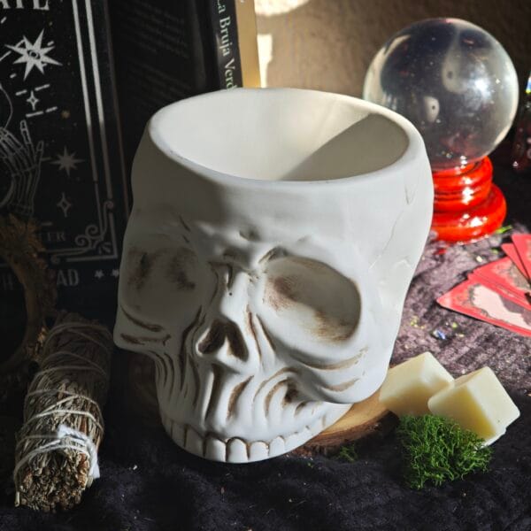 Quemador de Cera "Memento Mori" – Esencias de Cementerio