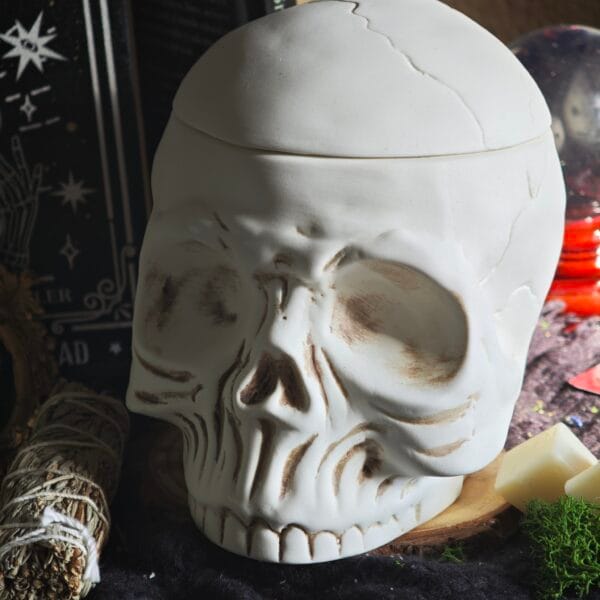 Quemador de Cera "Memento Mori" – Esencias de Cementerio