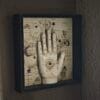 IMG_20260506_190930 (1) Cuadro de Pared "Palmistry Companion" – Arte Esotérico de Quiromancia con Marco Negro