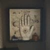 IMG_20260506_191026 Cuadro de Pared "Palmistry Companion" – Arte Esotérico de Quiromancia con Marco Negro