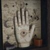 IMG_20260506_191029 (1) Cuadro de Pared "Palmistry Companion" – Arte Esotérico de Quiromancia con Marco Negro