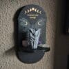 Altar de Pared Polilla Negra - (25cm) – Estante Gótico para Cristales y Tarot