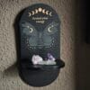 Altar de Pared Polilla Negra - (25cm) – Estante Gótico para Cristales y Tarot