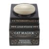 Jarrón "Black Cat Magick" – Apilado de Libros Gótico
