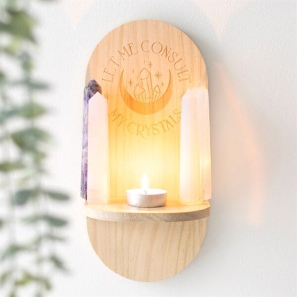 Altar de Pared "Crystal Consult" – Decoración Esotérica
