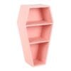 Estantería Ataúd Rosa (40cm) – Decoración Pastel Goth y Colección Pretty Deadly