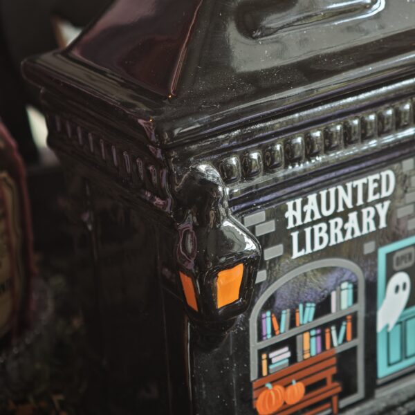 Quemador de waxmelt y aceite Biblioteca Encantada