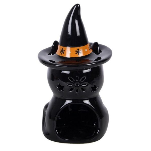 Quemador de aceite Gato Negro de Folclore Tenebroso