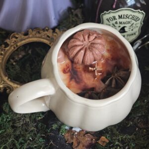 Pumpkin Latte – Vela en Taza Calabaza