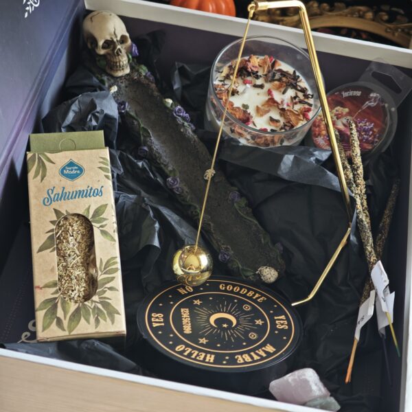 FORTUNE TELLER XXL – Caja Regalo con Péndulo, Velas, Minerales e Inciensos