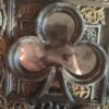 Espejo Steampunk Trébol – Decoración de Pared